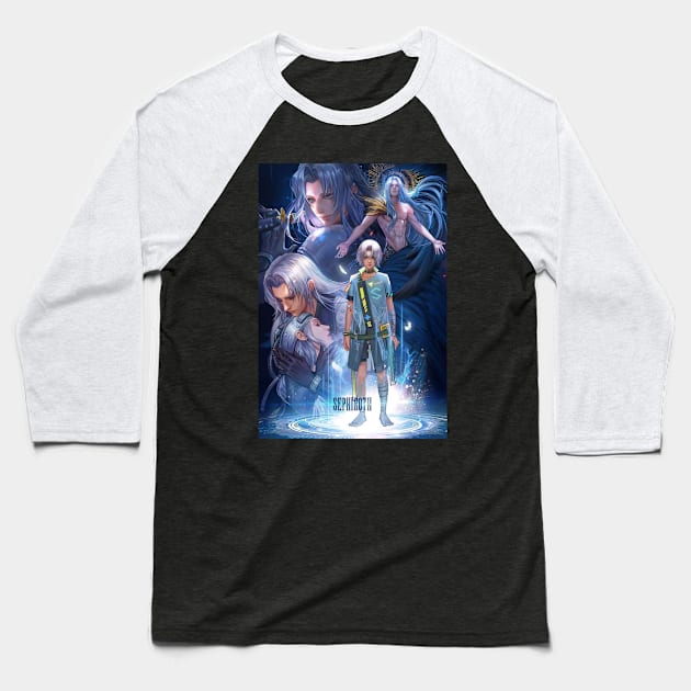 Son of Jenova Baseball T-Shirt by SkyfrNight